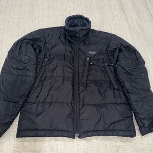 Patagonia Micro Puff Jacket Womens S Puffer Insulated Black Zip Pockets Black